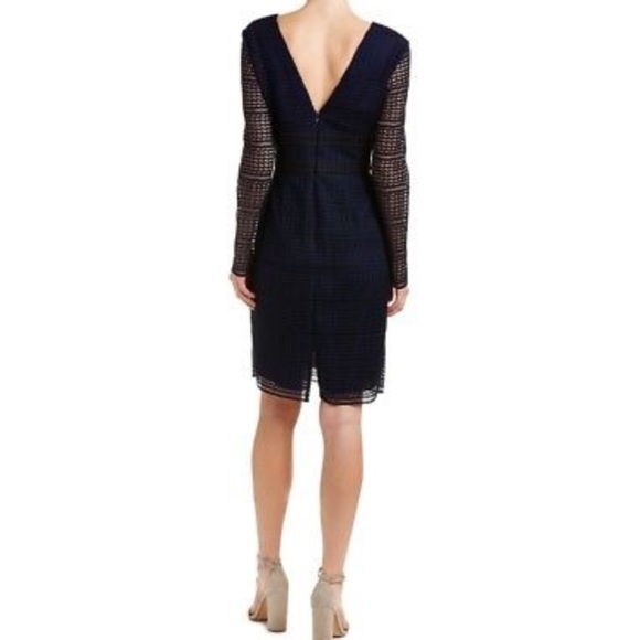 Diane Von Furstenberg navy/ black lace dress - Picture 3 of 8